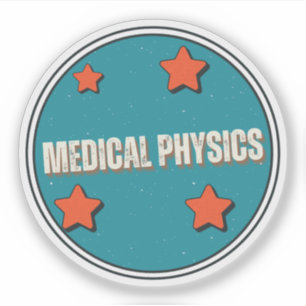 Medizinische Physik Aufkleber