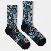 Medizinische Printwerbung mit schwarzem Hintergrun Socken (Rechts)