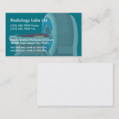 Medizinische Radiologie-Klinik-Visitenkarten Visitenkarte (Vorne/Hinten)