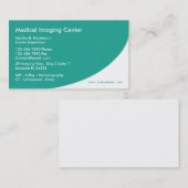 Medizinische Radiologie-Visitenkarten Visitenkarte (Vorne/Hinten)