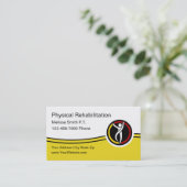 Medizinische Rehabilitation Visitenkarte (Stehend Vorderseite)