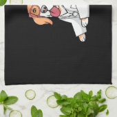 Medizinische Rezeptionistin Geschirrtuch (Gefaltet)