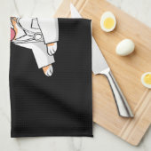 Medizinische Rezeptionistin Geschirrtuch (Viertel Falte)