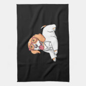 Medizinische Rezeptionistin Geschirrtuch (Vertikal)