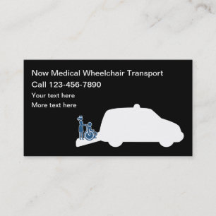 Medizinische Rollstuhltransportdienste Visitenkarte