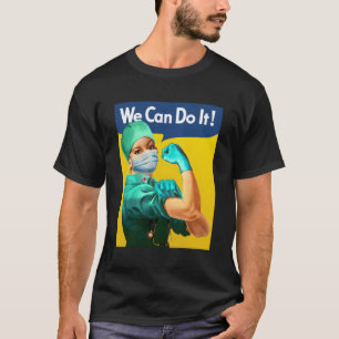 Medizinische Rosie, die wir machen können, Pflege T-Shirt