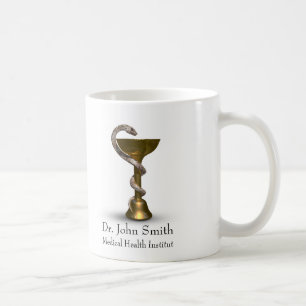 Medizinische Schlange Bronze Bowl Hygieia White Ca Kaffeetasse