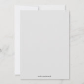 Medizinische SchulAbschluss-Karte Einladung (Rückseite)