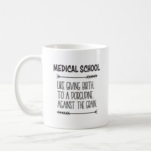 Medizinische Schule Med Student Medical Student Fu Kaffeetasse (Links)