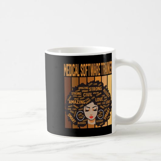 Medizinische Software-Trainer Powerful Black Histo Kaffeetasse (Rechts)