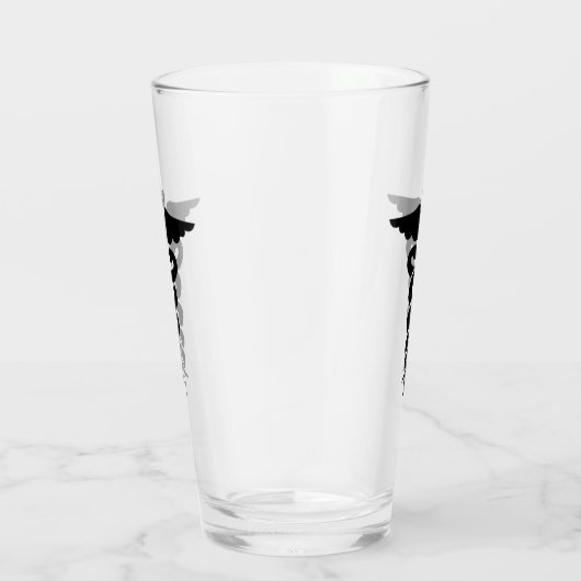 Medizinische Symbol-Widmung Glas (Rechts)