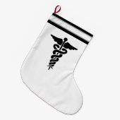 Medizinische Symbole Großer Weihnachtsstrumpf (Vorderansicht (hängend))