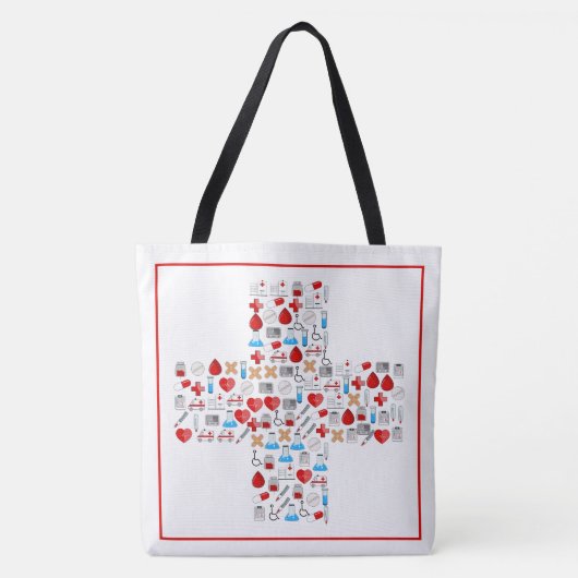 Medizinische Symbole Tasche (Vorderseite)