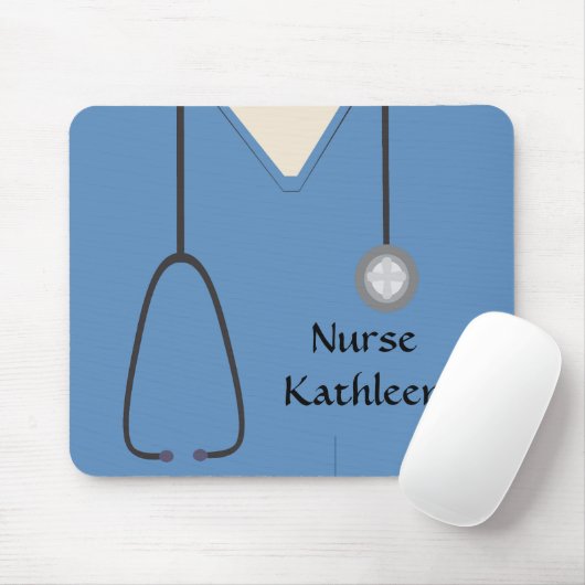 Medizinische Untersuchungen Uniform Blue Mousepad (Mit Mouse)