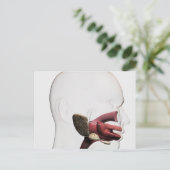 Medizinische Veranschaulichung des menschlichen Ve Postkarte (Stehend Vorderseite)