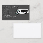 Medizinische Verkehrsdienste Moderne Visitenkarte (Vorne/Hinten)