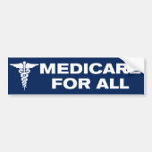 Medizinische Versorgung für alle Universellen Autoaufkleber (Vorne)