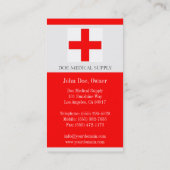 Medizinische Versorgung W/R Visitenkarte (Rückseite)