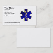 Medizinische Visitenkarte (Vorne/Hinten)