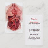medizinische Visitenkarten der menschlichen Visitenkarte (Vorne/Hinten)