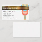 Medizinische Visitenkarten des Endokrinologen Visitenkarte (Vorne/Hinten)