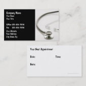 Medizinische Visitenkarten Terminkarte (Vorne/Hinten)