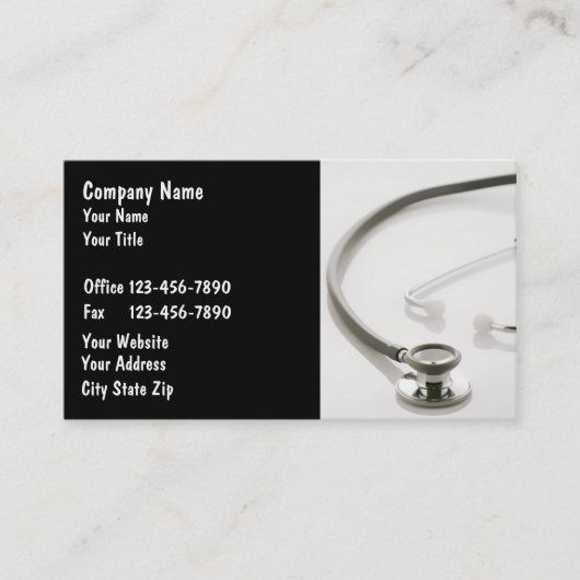 Medizinische Visitenkarten Terminkarte (Vorderseite)