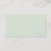 Medizinische Visitenkarten Visitenkarte (Rückseite)