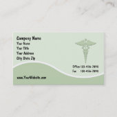 Medizinische Visitenkarten Visitenkarte (Vorderseite)