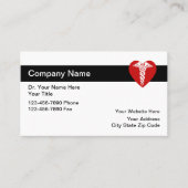 Medizinische Visitenkarten Visitenkarte (Vorderseite)