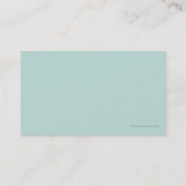 Medizinische Visitenkarten Visitenkarte (Rückseite)