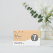 Medizinische Visitenkarten Visitenkarte (Stehend Vorderseite)