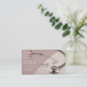 Medizinische Visitenkarten Visitenkarte (Stehend Vorderseite)