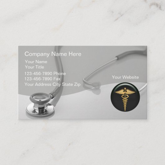 Medizinische Visitenkarten Visitenkarte (Vorderseite)