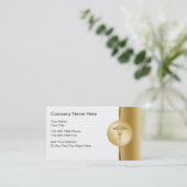 Medizinische Visitenkarten Visitenkarte (Stehend Vorderseite)