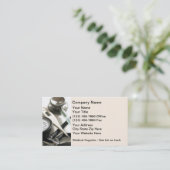 Medizinische Visitenkarten Visitenkarte (Stehend Vorderseite)