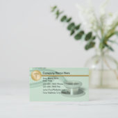 Medizinische Visitenkarten Visitenkarte (Stehend Vorderseite)