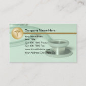 Medizinische Visitenkarten Visitenkarte (Vorderseite)