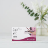 Medizinische Visitenkarten Visitenkarte (Stehend Vorderseite)