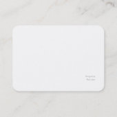 Medizinische Visitenkarten Visitenkarte (Rückseite)