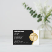 Medizinische Visitenkarten Visitenkarte (Stehend Vorderseite)