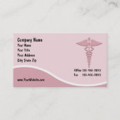 Medizinische Visitenkarten Visitenkarte (Vorderseite)