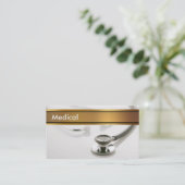 Medizinische Visitenkarten Visitenkarte (Stehend Vorderseite)