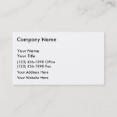 Medizinische Visitenkarten Visitenkarte (Rückseite)