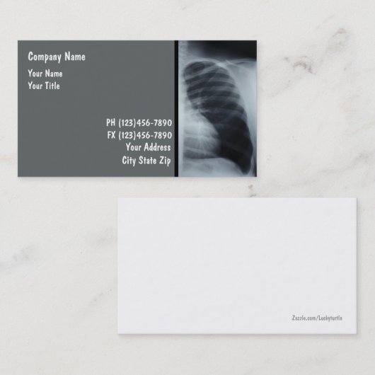 Medizinische Visitenkarten Visitenkarte (Vorne/Hinten)