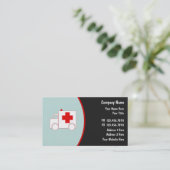 Medizinische Visitenkarten Visitenkarte (Stehend Vorderseite)