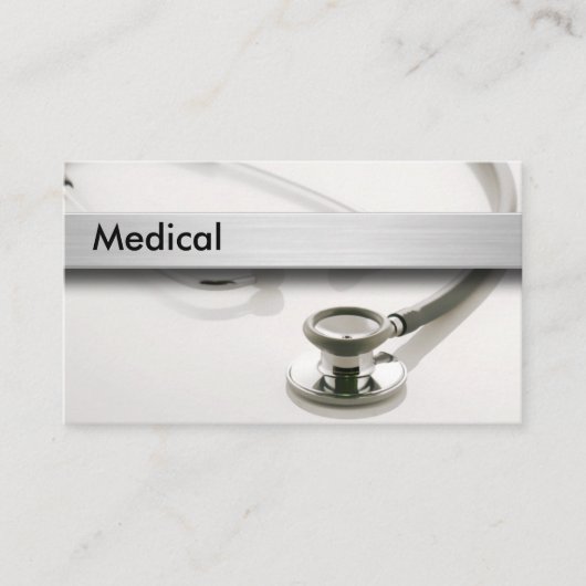 Medizinische Visitenkarten Visitenkarte (Vorderseite)