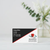 Medizinische Visitenkarten Visitenkarte (Stehend Vorderseite)