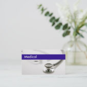 Medizinische Visitenkarten Visitenkarte (Stehend Vorderseite)