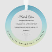 Medizinische Weihnachtsschmuck Ornament (Rückseite)